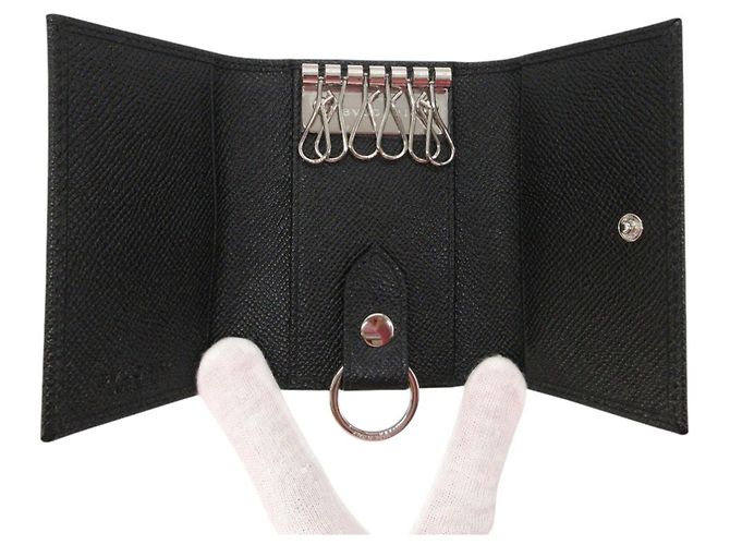 Bulgari Bvlgari x Fragment Leather Keycase Black White - view 4