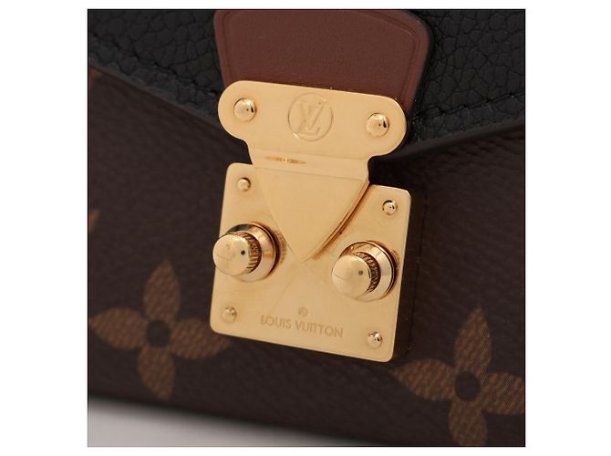 Louis Vuitton Monogramm Pallas Compact Tri-fold Geldbörse Schwarz - Ansicht 10