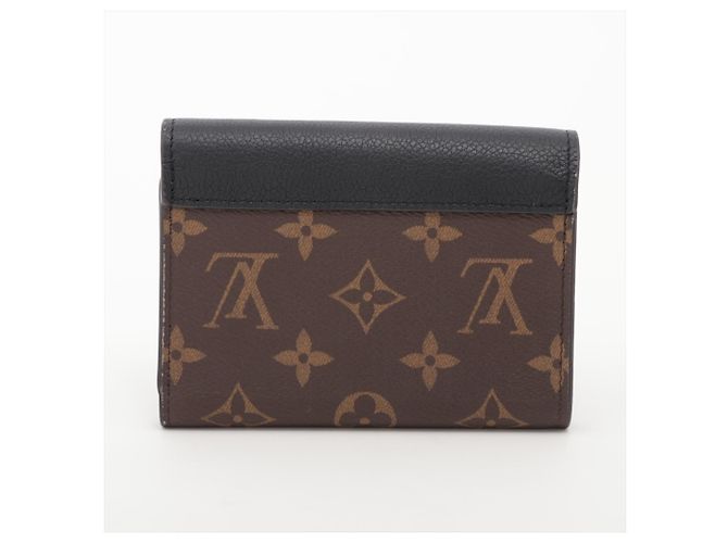 Louis Vuitton Monogramm Pallas Compact Tri-fold Geldbörse Schwarz - Ansicht 3