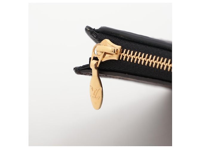 Louis Vuitton Monogramm Pallas Compact Tri-fold Geldbörse Schwarz - Ansicht 9
