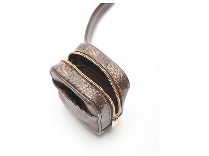 Borsa a Spalla Louis Vuitton Damier Etui Okapi PM Marrone Damier ebene - vista 11