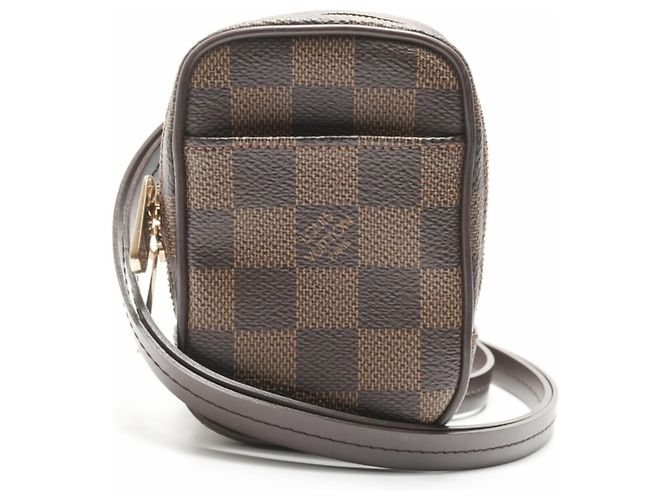 Borsa a Spalla Louis Vuitton Damier Etui Okapi PM Marrone Damier ebene - vista 2