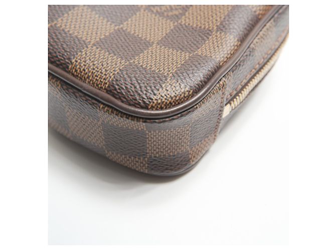 Borsa a Spalla Louis Vuitton Damier Etui Okapi PM Marrone Damier ebene - vista 7