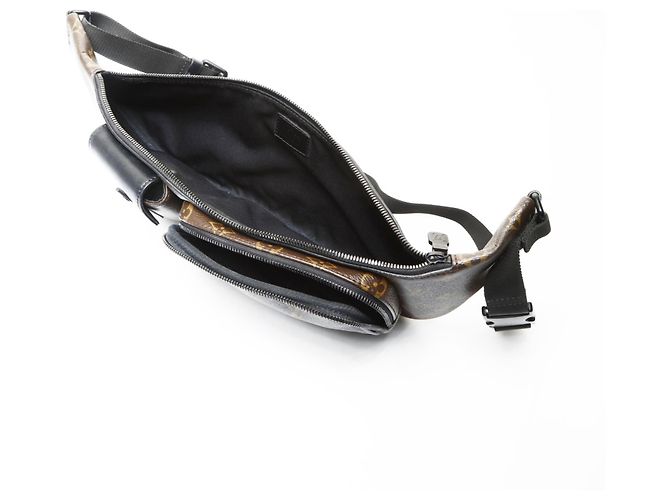 Bumbag Borsa a Spalla Christopher Monogram Macassar di Louis Vuitton Marrone - vista 12