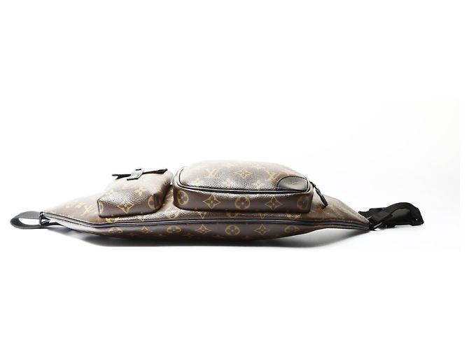 Bumbag Borsa a Spalla Christopher Monogram Macassar di Louis Vuitton Marrone - vista 7