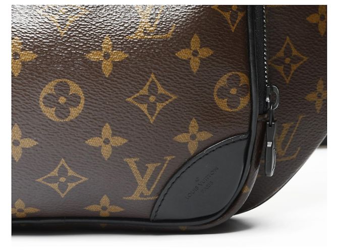 Bumbag Borsa a Spalla Christopher Monogram Macassar di Louis Vuitton Marrone - vista 8