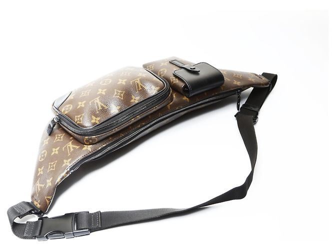 Bumbag Borsa a Spalla Christopher Monogram Macassar di Louis Vuitton Marrone - vista 9