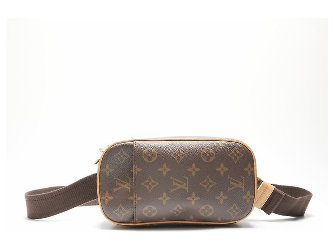 Borsa a Spalla Pochette Ganju Monogramma Louis Vuitton Marrone - vista 2