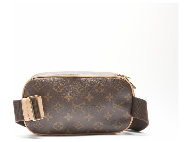 Borsa a Spalla Pochette Ganju Monogramma Louis Vuitton Marrone - vista 3