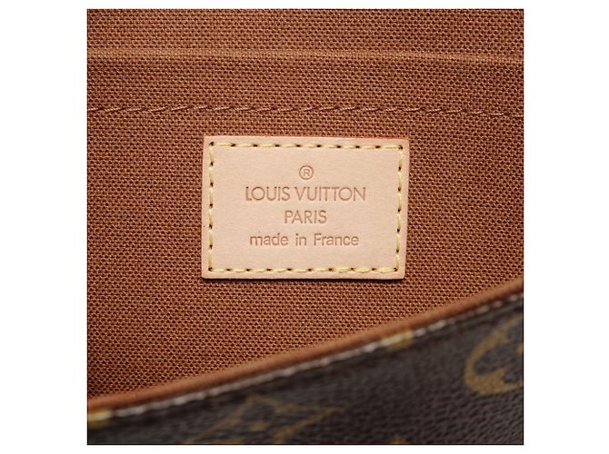 Borsa a Spalla Pochette Marel Monogram di Louis Vuitton 2005 Marrone - vista 11
