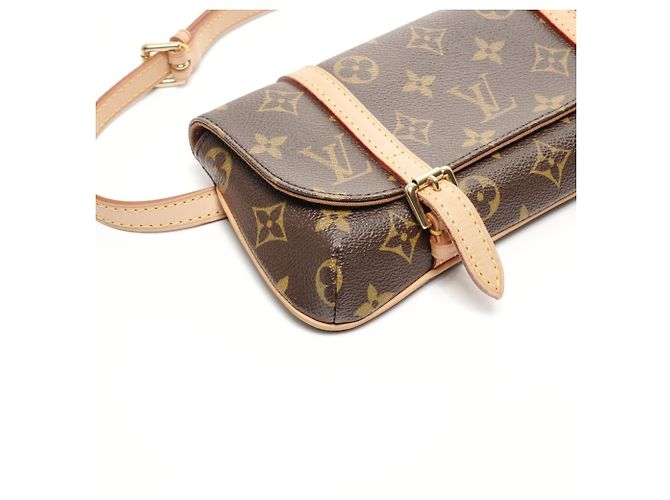 Borsa a Spalla Pochette Marel Monogram di Louis Vuitton 2005 Marrone - vista 6