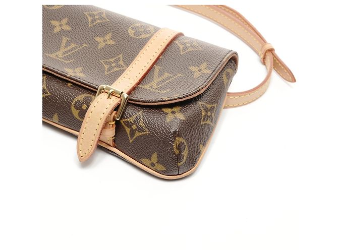 Borsa a Spalla Pochette Marel Monogram di Louis Vuitton 2005 Marrone - vista 7