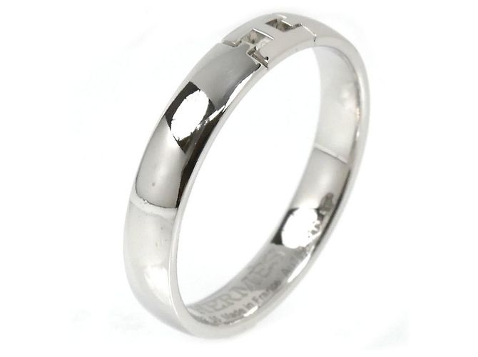 Ring Hermès Bague Hercule en Or Blanc 18K Hermes Doré - vue 2