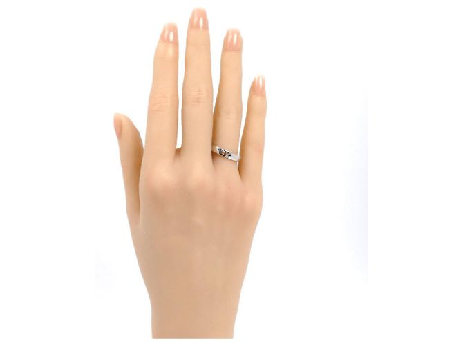 Ring Hermès Bague Hercule en Or Blanc 18K Hermes Doré - vue 7