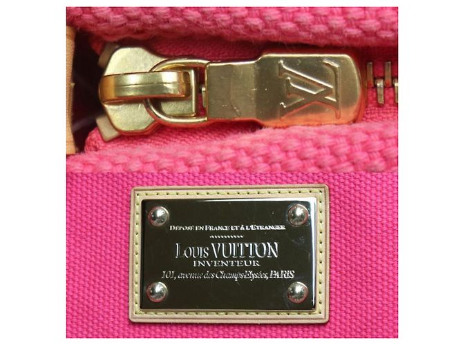 Antigua Borsa Tote Cabas MM Louis Vuitton Rosa - vista 7