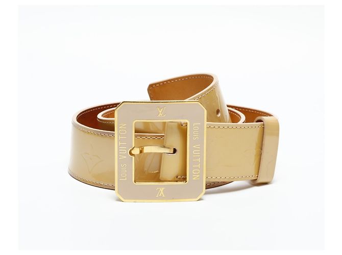 Louis Vuitton 2010 Monogram Gürtel aus Lackleder Braun - Ansicht 4