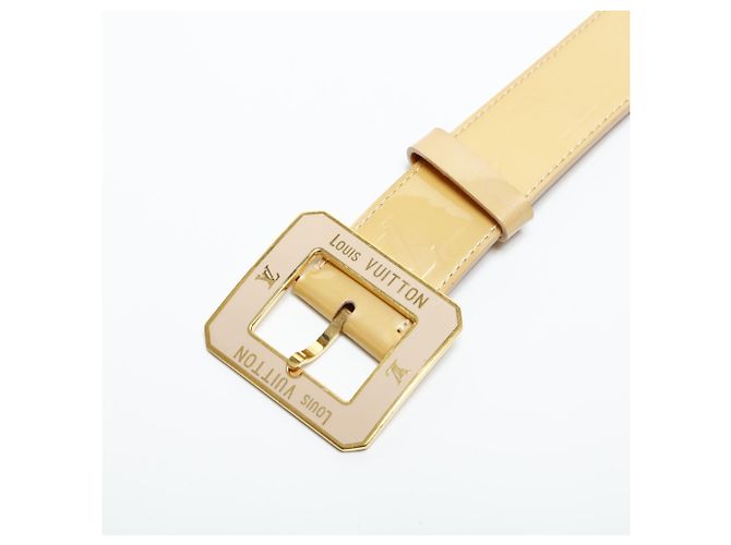 Louis Vuitton 2010 Monogram Gürtel aus Lackleder Braun - Ansicht 5