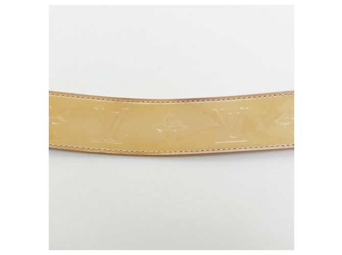 Louis Vuitton 2010 Monogram Gürtel aus Lackleder Braun - Ansicht 6