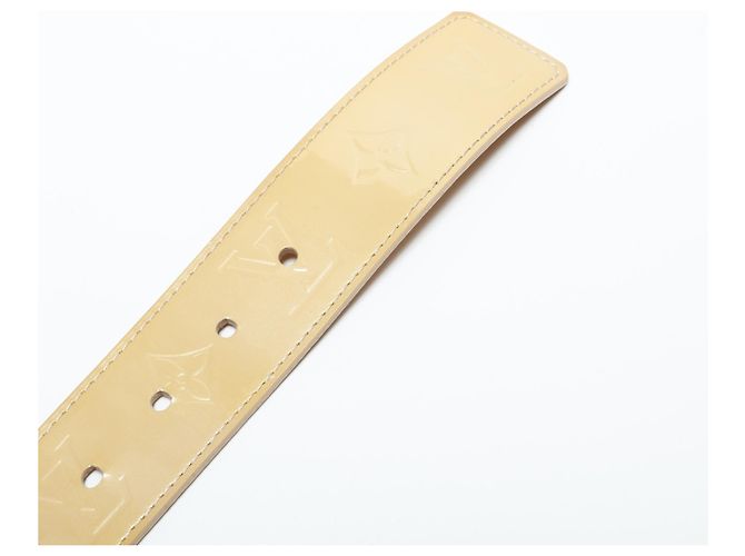 Louis Vuitton 2010 Monogram Gürtel aus Lackleder Braun - Ansicht 7
