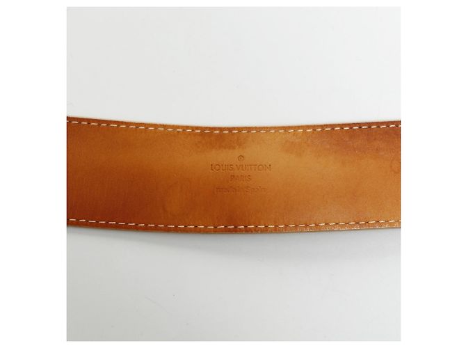Louis Vuitton 2010 Monogram Gürtel aus Lackleder Braun - Ansicht 8