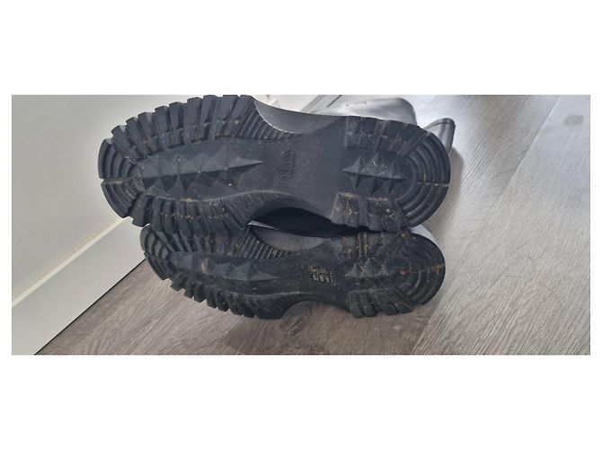 Prada Vintage Leder Stiefeletten 41 Schwarz - Ansicht 13