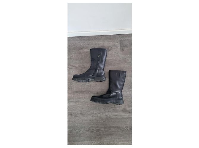 Prada Vintage Leder Stiefeletten 41 Schwarz - Ansicht 2