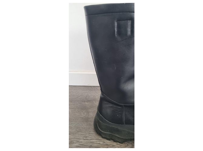 Prada Vintage Leder Stiefeletten 41 Schwarz - Ansicht 5