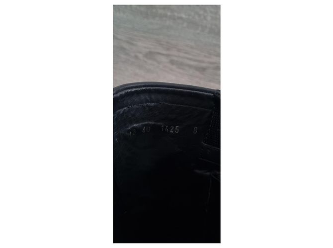 Prada Vintage Leder Stiefeletten 41 Schwarz - Ansicht 7