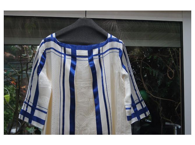 Vestido Hermès de seda talla 44 - vista 3