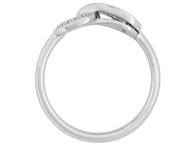 Anello Agraffe Cartier in oro bianco 18K - vista 3
