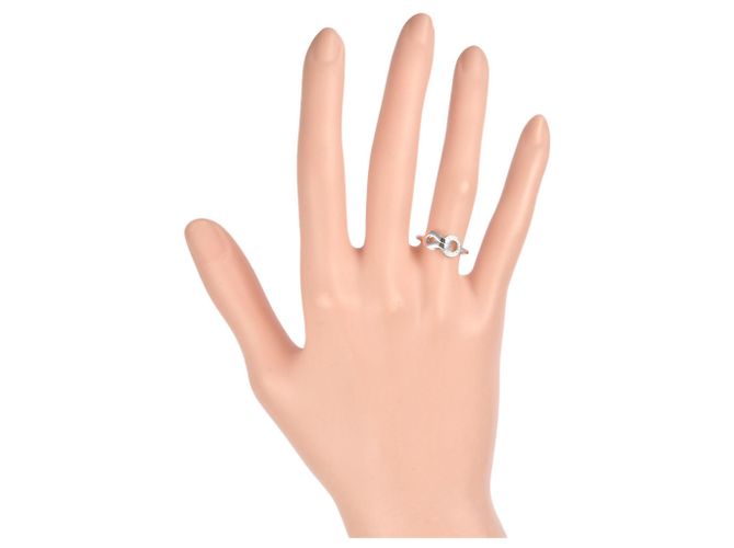 Anello Agraffe Cartier in oro bianco 18K - vista 5