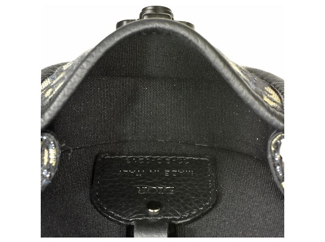 Pochette Nano Trotter Gallop Christian Dior Blu navy - vista 5