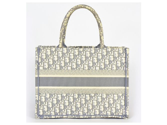 Borsa libro Dior Oblique ricamata Christian Dior Marrone - vista 3