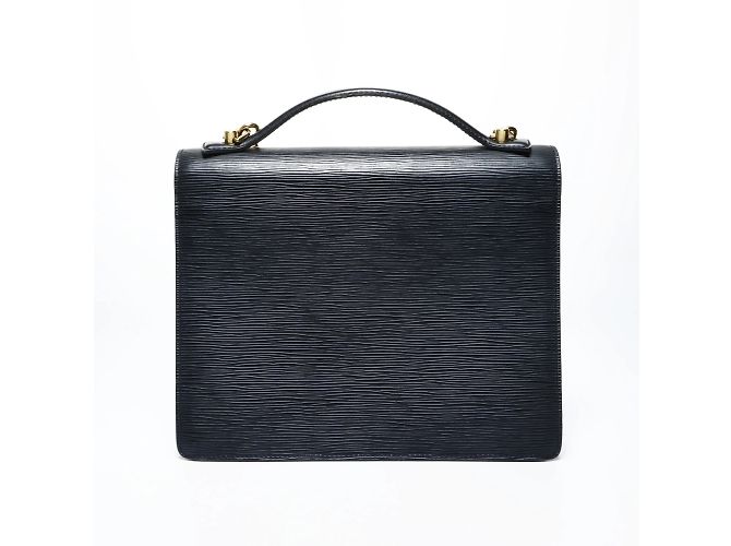 Borsa Monceau Epi 2004 di Louis Vuitton Nero - vista 2