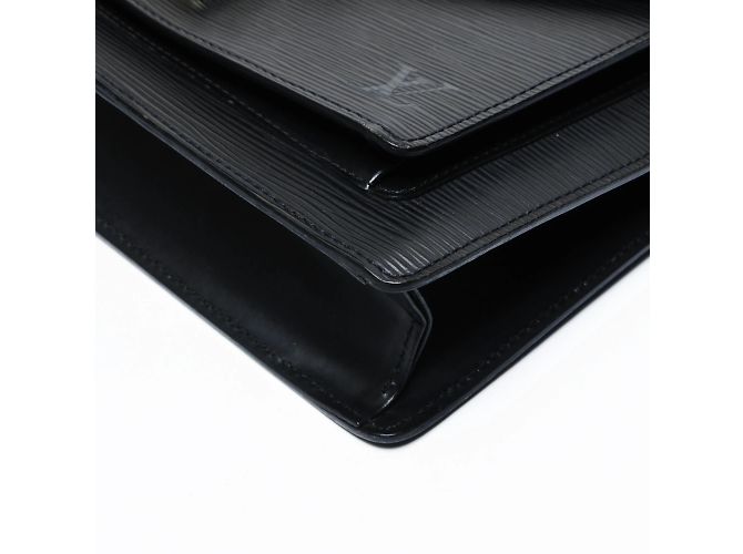 Borsa Monceau Epi 2004 di Louis Vuitton Nero - vista 6