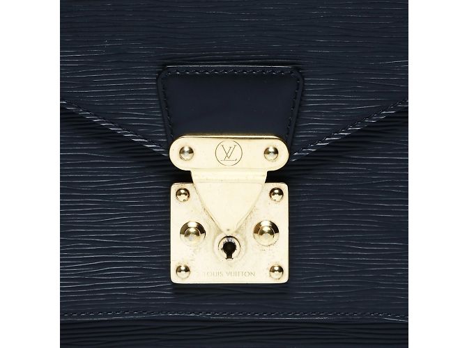 Borsa Monceau Epi 2004 di Louis Vuitton Nero - vista 8