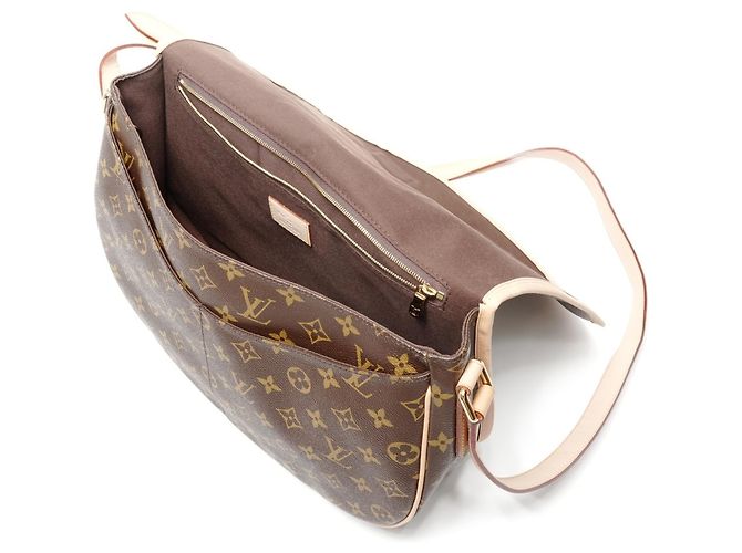 Borsa a Spalla Monogram Menilmontant MM di Louis Vuitton Marrone - vista 11