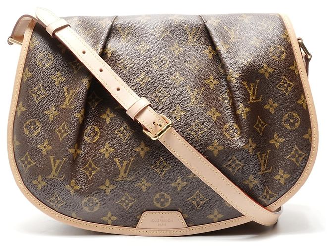 Borsa a Spalla Monogram Menilmontant MM di Louis Vuitton Marrone - vista 2