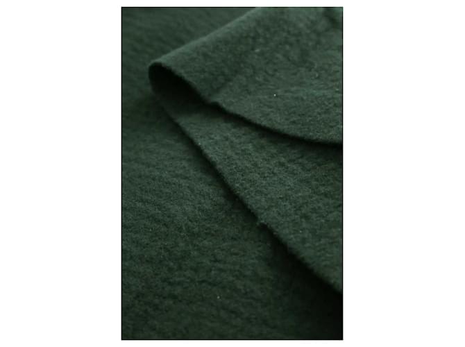 Carven Sciarpa in lana verde - vista 4