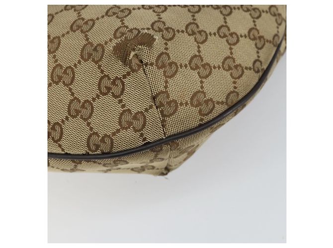 Borsa a Spalla GG Canvas Gucci Beige Oro 181092 Auth SW2067 D'oro - vista 17