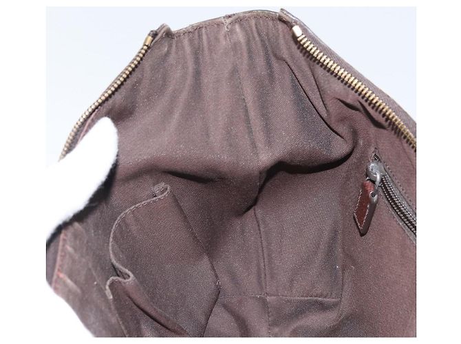 Borsa a Spalla GG Canvas Gucci Beige Oro 181092 Auth SW2067 D'oro - vista 22