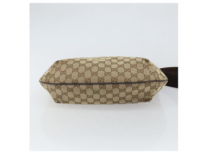 Borsa a Spalla GG Canvas Gucci Beige Oro 181092 Auth SW2067 D'oro - vista 5