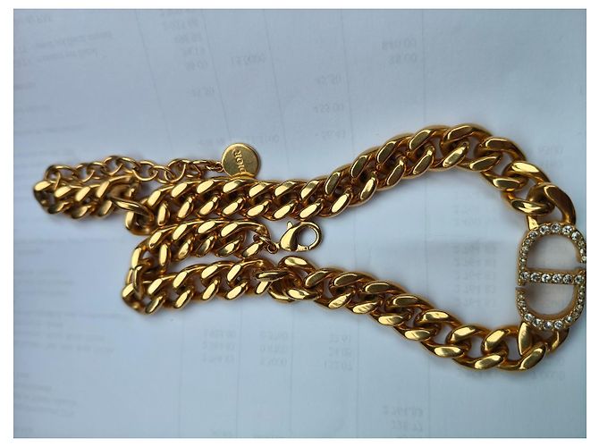 Collana Choker Dior placcata oro D'oro - vista 3