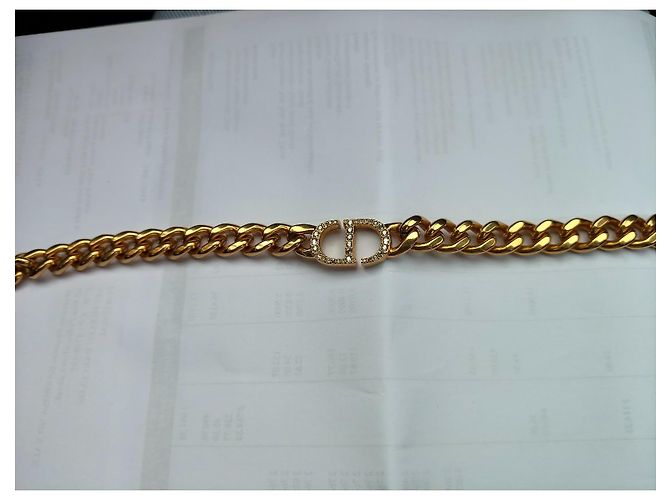 Collana Choker Dior placcata oro D'oro - vista 4