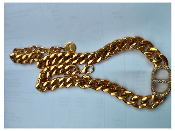 Collana Choker Dior placcata oro D'oro - vista 5
