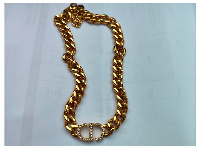 Collana Choker Dior placcata oro D'oro - vista 6