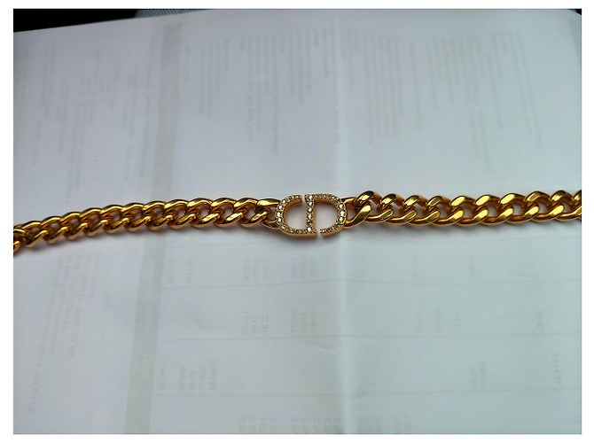 Collana Choker Dior placcata oro D'oro - vista 7