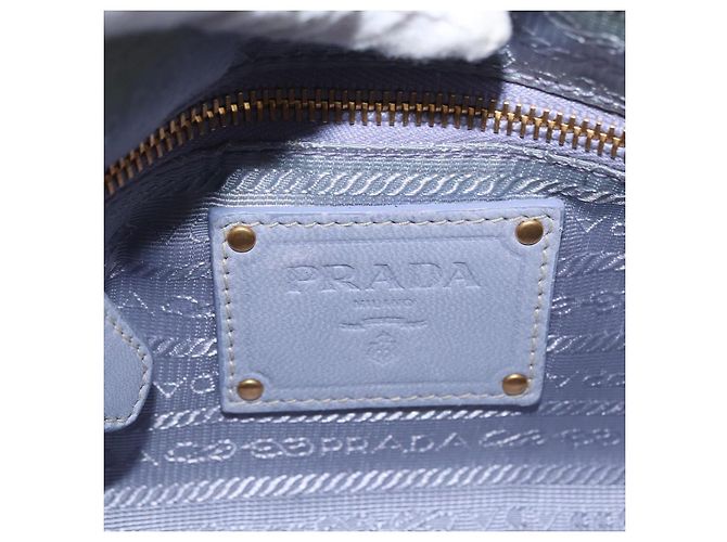 PRADA Borsa a Spalla Trapuntata in Pelle Fiore Oro Lavanda Auth 163520 D'oro - vista 20