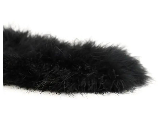Yves Salomon Pochette in pelliccia nera Nero - vista 3