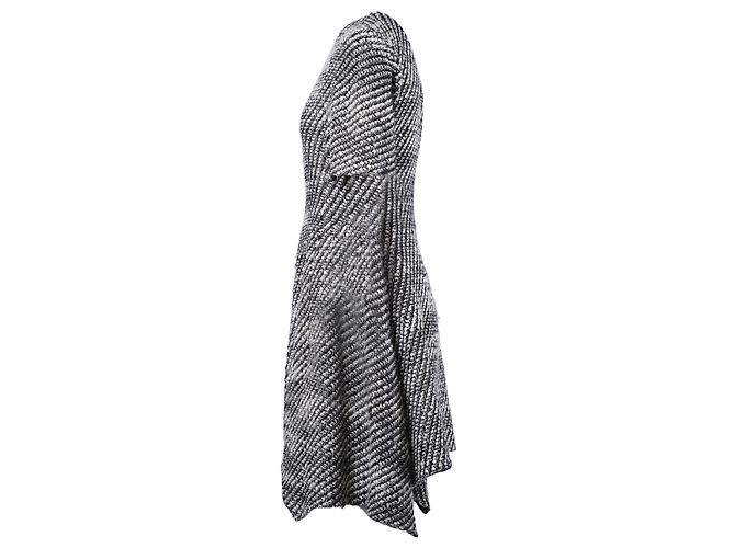 Stella Mc Cartney Vestido Mini Asimétrico de Tweed Stella McCartney Blanco - vista 2